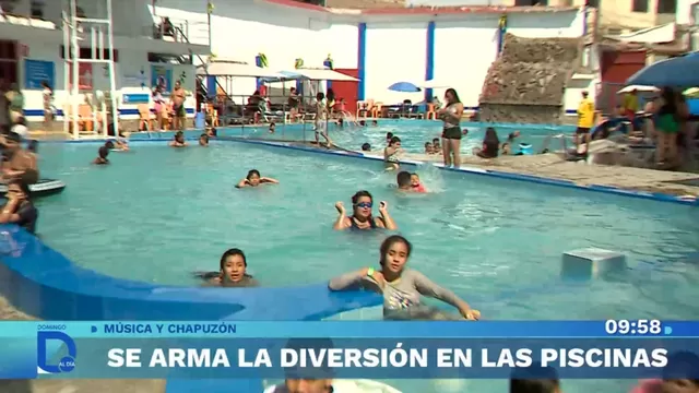 La fiesta del verano se vive en las piscinas y locales de Lima Norte