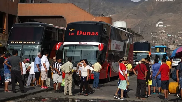 Transportistas de Fiori. Foto: Andina