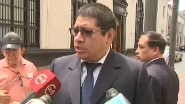 Reynaldo Abia, fiscal anticorrupción. TV Perú.