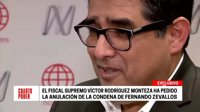 Fiscal Rodríguez Monteza pidió anulación de condena de Fernando Zevallos