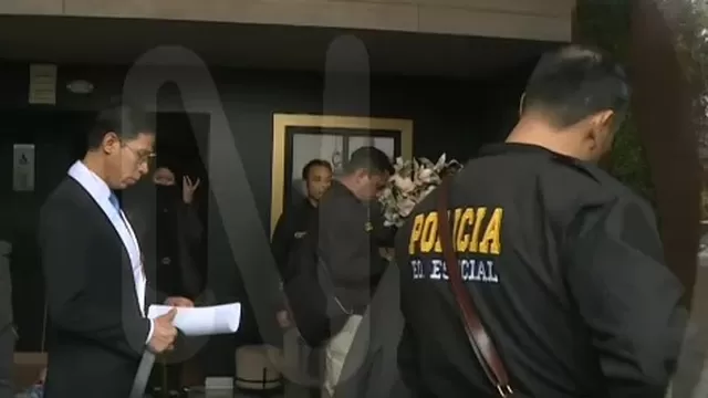 Fiscales llegaron a casa de la expareja de Jorge López