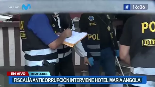 La Fiscalía intervino el hotel María Angola
