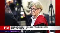 Fiscalía pide 29 años de prisión contra Susana Villarán