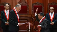Francisco Morales Saravia juró como nuevo presidente del Tribunal Constitucional