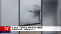 Se registró oleaje anómalo en la costa de Lima