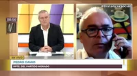 Gamio: "Es muy probable que el Partido Morado pierda la inscripción"