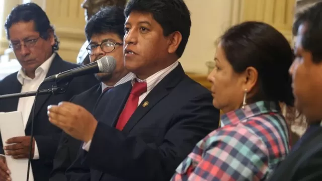 Gana Perú presentó moción de censura contra congresista Gustavo Rondón