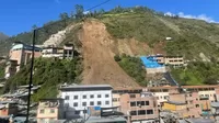 Gestión de Riesgo del Minsa informó que "tres niños y tres adultos se encuentran desaparecidos" tras deslizamiento en Pataz