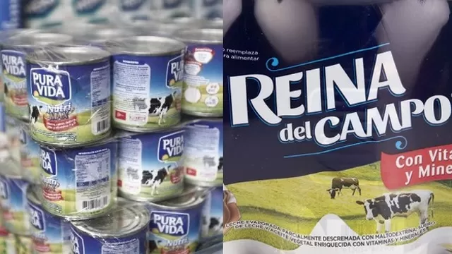 Gloria y Nestlé fueron sancionadas por vender productos lácteos como leche