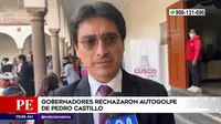 Gobernadores regionales rechazaron autogolpe de Pedro Castillo