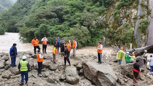 Gobierno declara en emergencia al distrito de Machu Picchu por lluvias intensas
