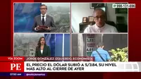 González Izquierdo: "Aumento del precio del dólar tiene un solo nombre: Efecto Castillo"