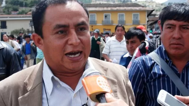 Gregorio Santos, ex gobernador regional de Cajamarca. Foto: ANDINA
