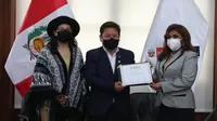 Guido Bellido: Foro de Mujeres del Mercosur otorgó reconocimiento al primer ministro