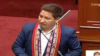 Guido Bellido inició su discurso en quechua y se produjeron incidentes en el Pleno