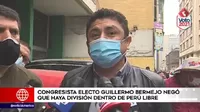 Guillermo Bermejo: "No puedo descartar que nadie de mi partido participe dentro del gobierno"