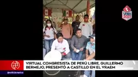 Perú Libre: Guillermo Bermejo presentó a Pedro Castillo en el Vraem