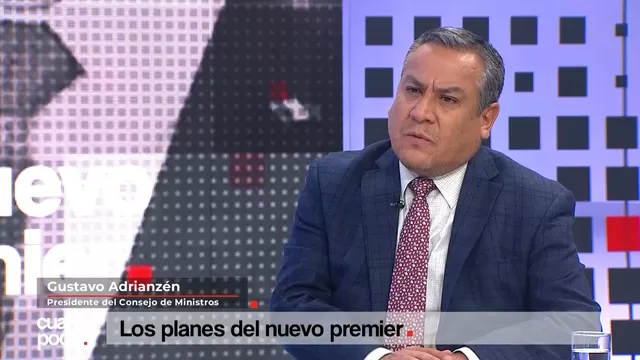 Gustavo Adrianzén: "Trabajaremos en los ejes de reactivación económica y seguridad ciudadana"