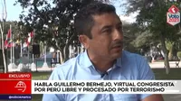 Habla Guillermo Bermejo, virtual congresista por Perú Libre y procesado por terrorismo