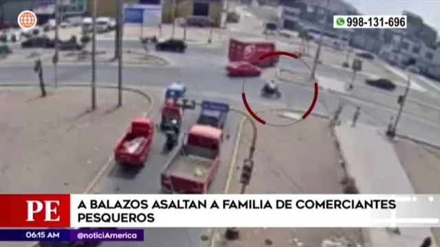 Un herido dejó asalto a familia de comerciantes pesqueros en Villa el Salvador