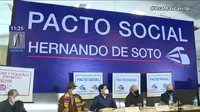 Hernando de Soto lanzó oficialmente su precandidatura presidencial por Avanza País