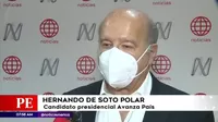Hernando de Soto: “Tenemos un plan para reformar la toma de decisiones”