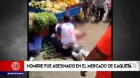Hombre fue asesinado en el mercado de Caquetá