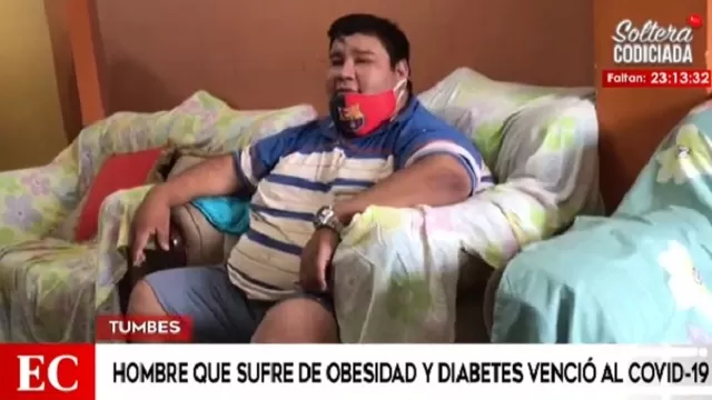 Tumbes: Paciente con obesidad mórbida y diabetes venció al COVID-19
