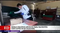 Huachipa: Delincuentes robaron equipos médicos para pacientes con COVID-19