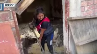  Huaico en Cañete: Moradores usan sus propios medios para realizan labores de limpieza