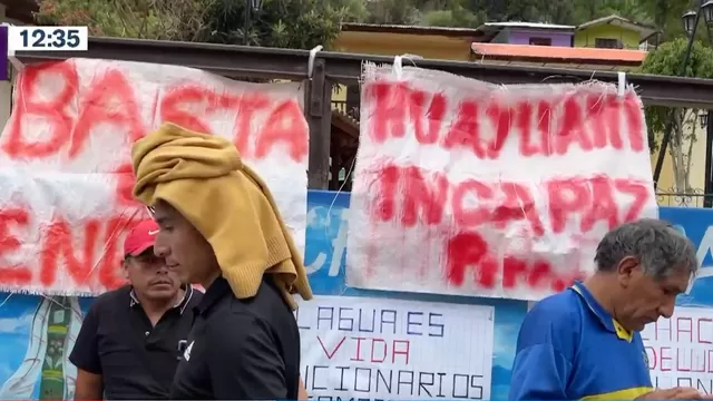 Huancavelica: Paro indefinido por falta de agua