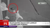 Huancayo: delincuentes atacan con ladrillo a hombre para robarle
