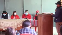 Huancayo: Representantes del MTC tuvieron una reunión con manifestantes en Jauja por bloqueo de carretera