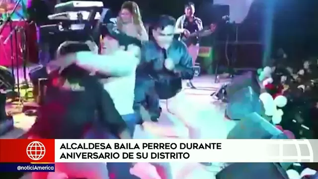 Huánuco: Alcaldesa sorprendió con un baile durante el aniversario de su distrito