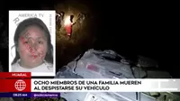 Huaral: Ocho miembros de una famila murieron en accidente