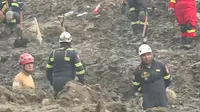 Deslizamiento en Huaral: siguen las labores de búsqueda y rescate de personas desaparecidas
