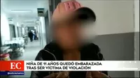 Huaraz: Niña de once años quedó embarazada tras ser víctima de violación