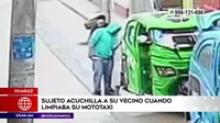 Huaraz: Sujeto acuchilla a su vecino cuando limpiaba su mototaxi