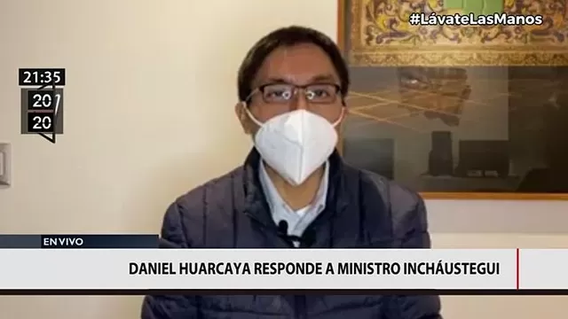 Daniel Huarcaya negó ser parte de un grupo conspirador contra el Gobierno