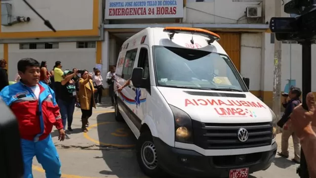Accidente en Huarochirí. Foto: Twitter Ministerio de Salud