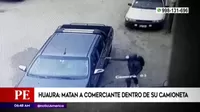 Huaura: Asesinan a balazos a comerciante dentro de su camioneta 