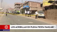 Huaycán: Sicarios acribillan a familia en una fiesta