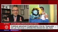 Huerta: "A este ritmo de vacunación tomaría 6 años lograr la inmunidad de rebaño en el mundo"