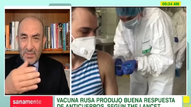 Huerta: Estudios sobre vacuna rusa son un buen adelanto, pero llama la atención la poca cantidad de pacientes