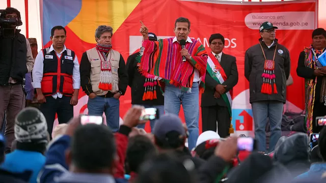 Humala: Respaldo las declaraciones de Nadine y lamentó el comportamiento de la Comisión