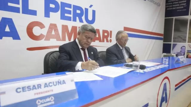  Humberto Lay dijo que confía en la gestión de Acuña cuando fue alcalde y presidente regional / Foto: Andina