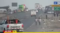 Ica: Levantan bloqueo en la Panamericana Sur 