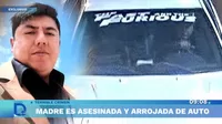 Identifican al conductor del auto de donde fue arrojada una mujer en Villa El Salvador
