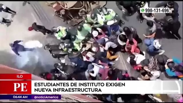 Ilo: Estudiantes de instituto exigen nueva infraestructura