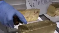 Incautan 120 kilos de oro procedente de la minería ilegal